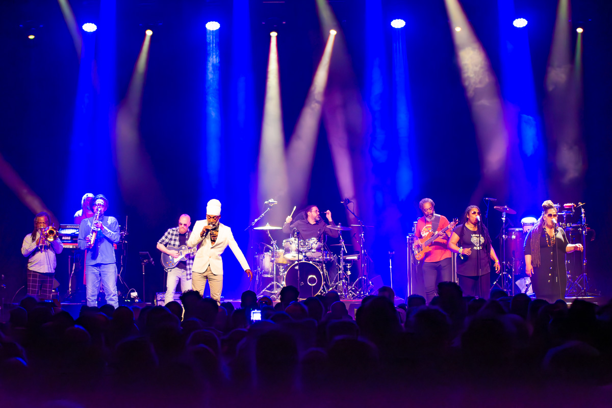Max Romeo with Xana and Azizzi Romeo + Lutan Fyah, Droop Lion @ De Roma, picture 7, photographed by Luc Klinckaert - FrontView Magazine