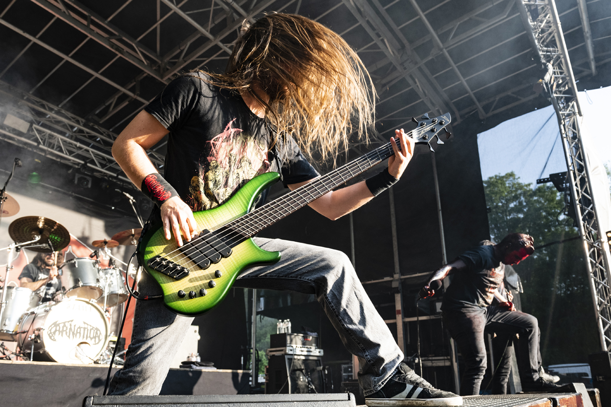 Carnation @ Antwerp Metal Fest, picture 2, photographed by Sandra Van Watermeulen - FrontView Magazine