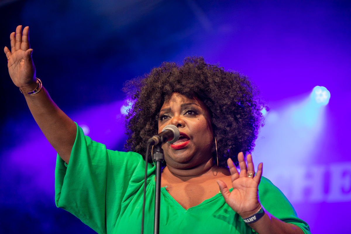 Michelle David & The True Tones @ Blues Peer, picture 10, photographed by Leen Verlinden - FrontView Magazine