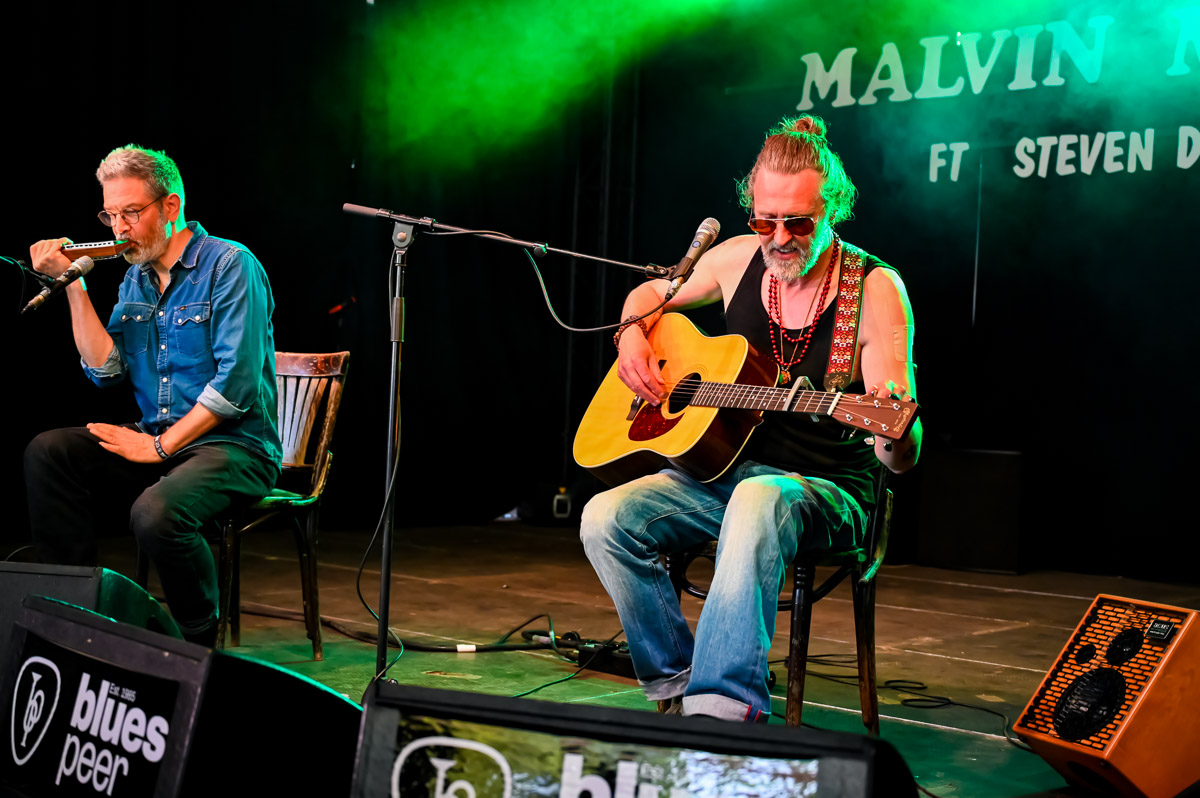 Malvin Moskalez feat. Steven De Bruyn @ Blues Peer, picture 1, photographed by Luc Klinckaert - FrontView Magazine