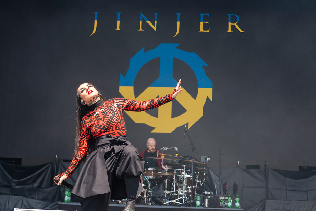 Jinjer @ Rock am Ring 2023, picture 1, photographed by Edwin Houdevelt - FrontView Magazine