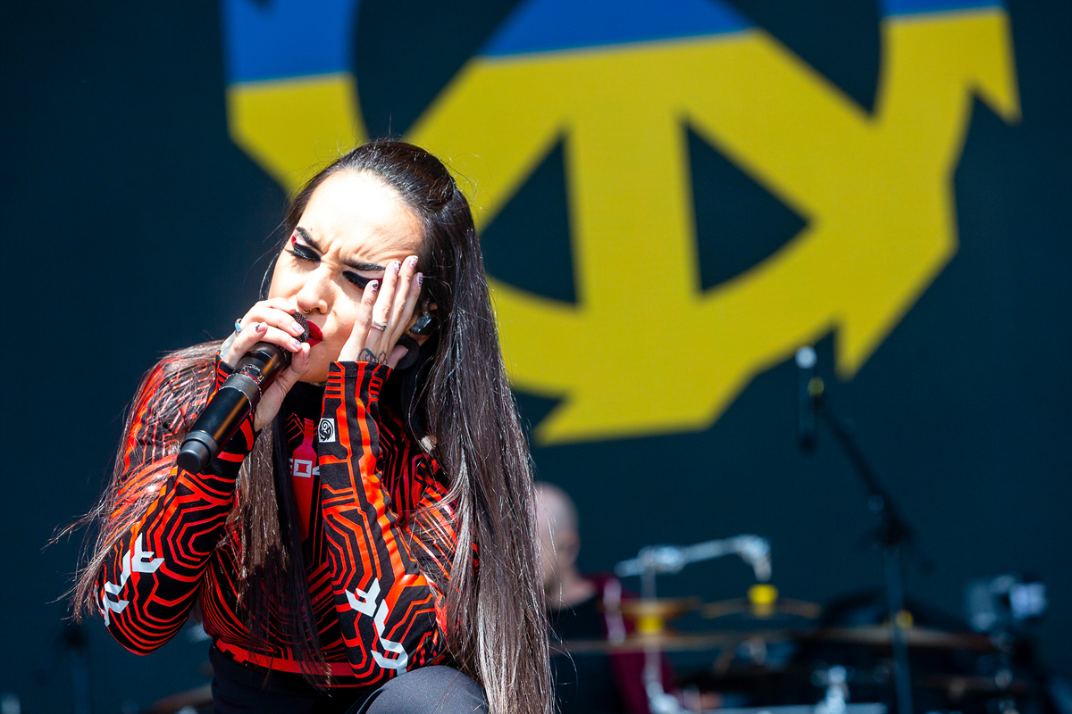 Jinjer @ Rock am Ring 2023, picture 11, photographed by Edwin Houdevelt - FrontView Magazine