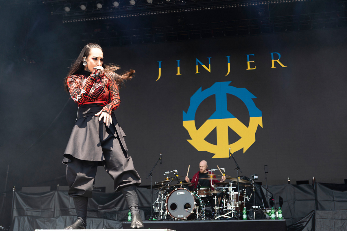 Jinjer @ Rock am Ring 2023, picture 17, photographed by Edwin Houdevelt - FrontView Magazine