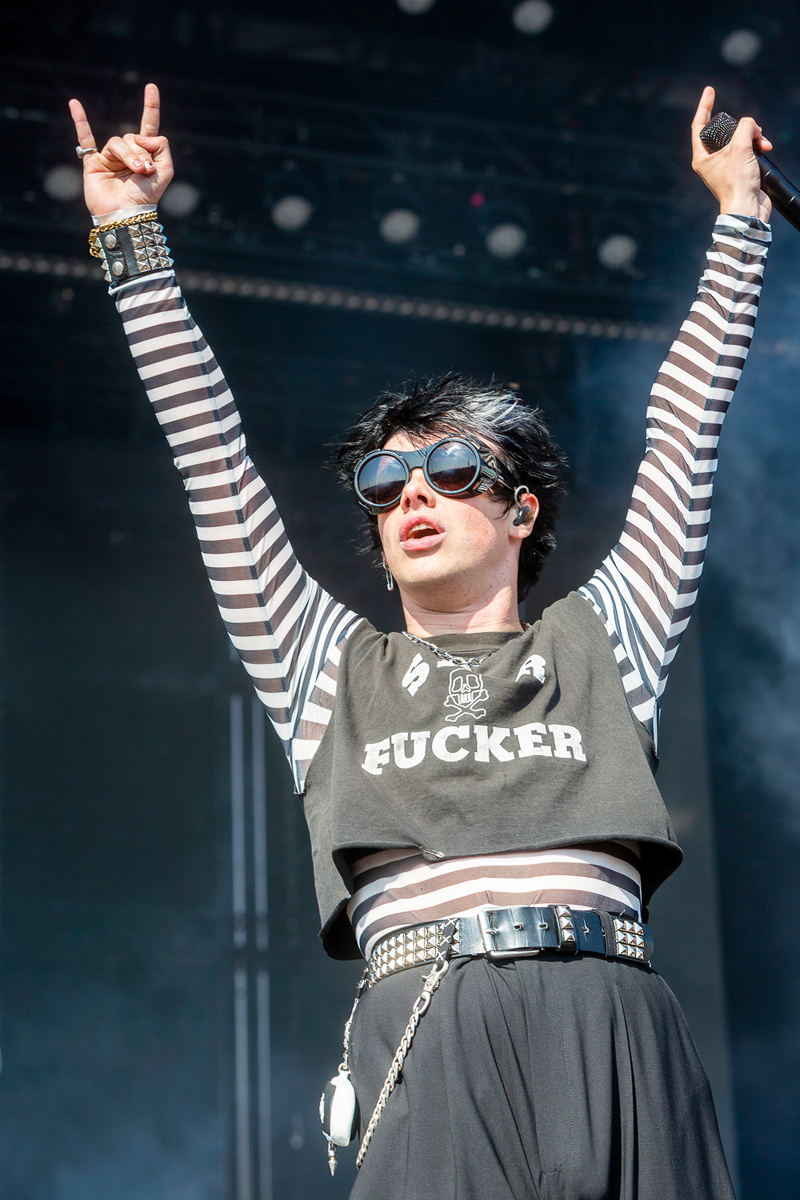 YungBlud @ Rock am Ring 2023, picture 6, photographed by Edwin Houdevelt - FrontView Magazine