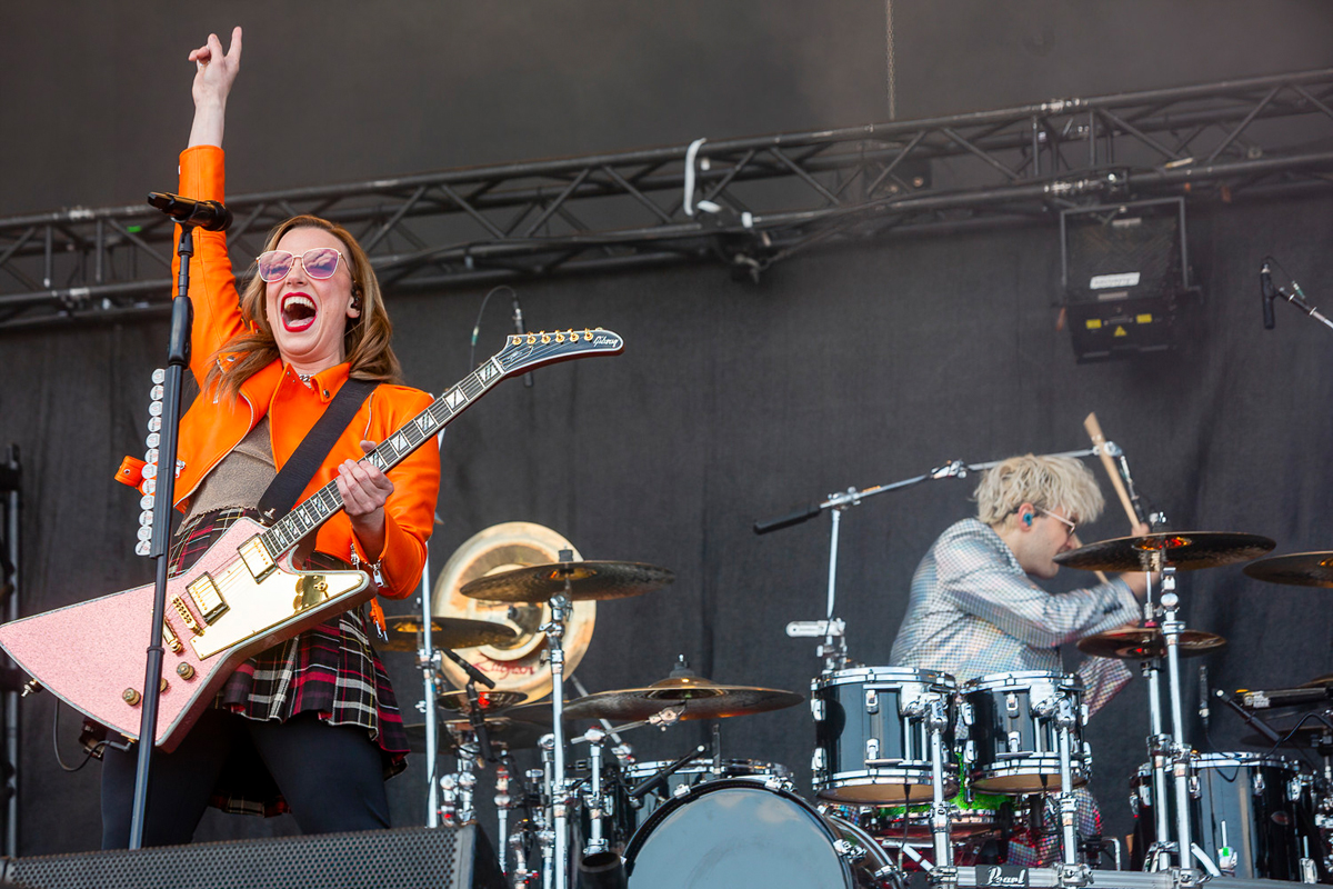 Halestorm @ Rock am Ring 2023, foto 10, foto's door Edwin Houdevelt - FrontView Magazine