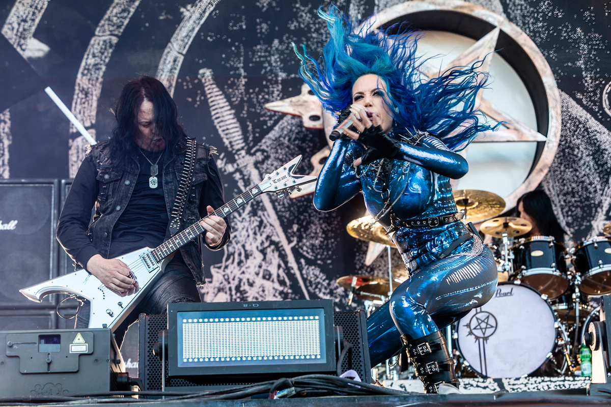 Arch Enemy @ Rock am Ring 2023, foto 2, foto's door Edwin Houdevelt - FrontView Magazine