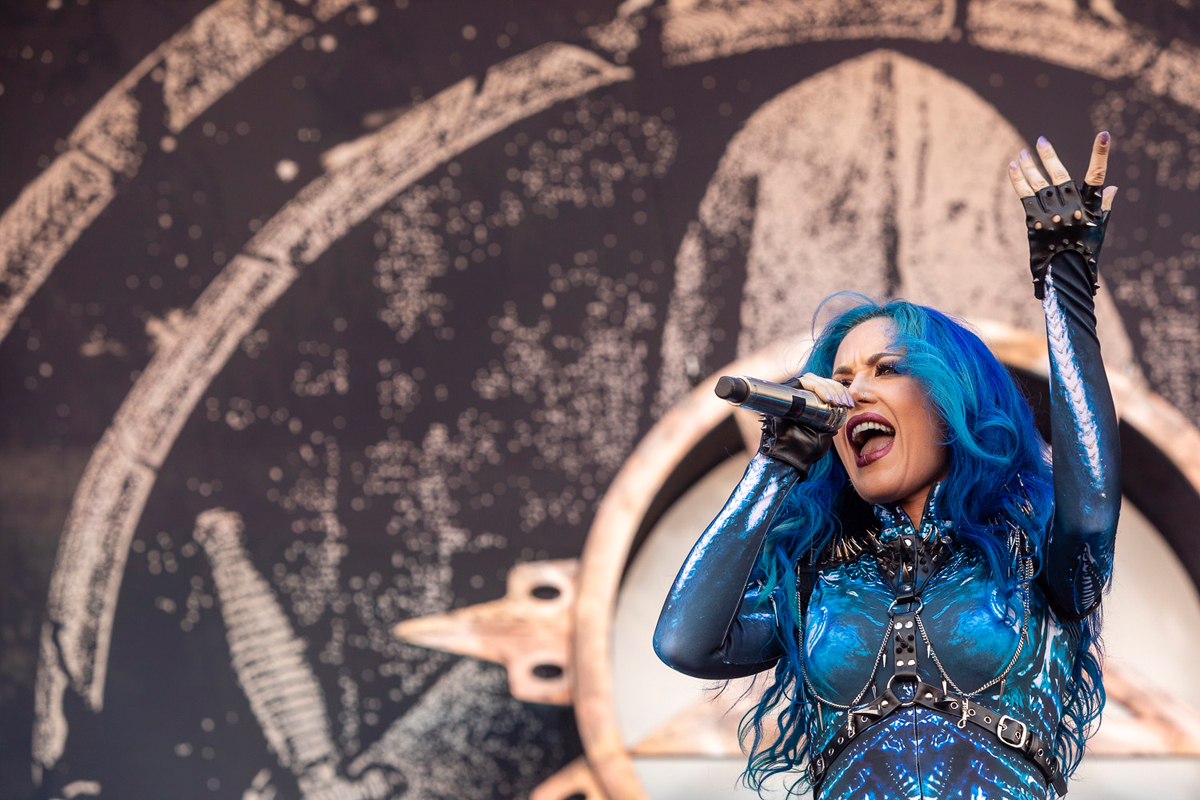Arch Enemy @ Rock am Ring 2023, foto 19, foto's door Edwin Houdevelt - FrontView Magazine