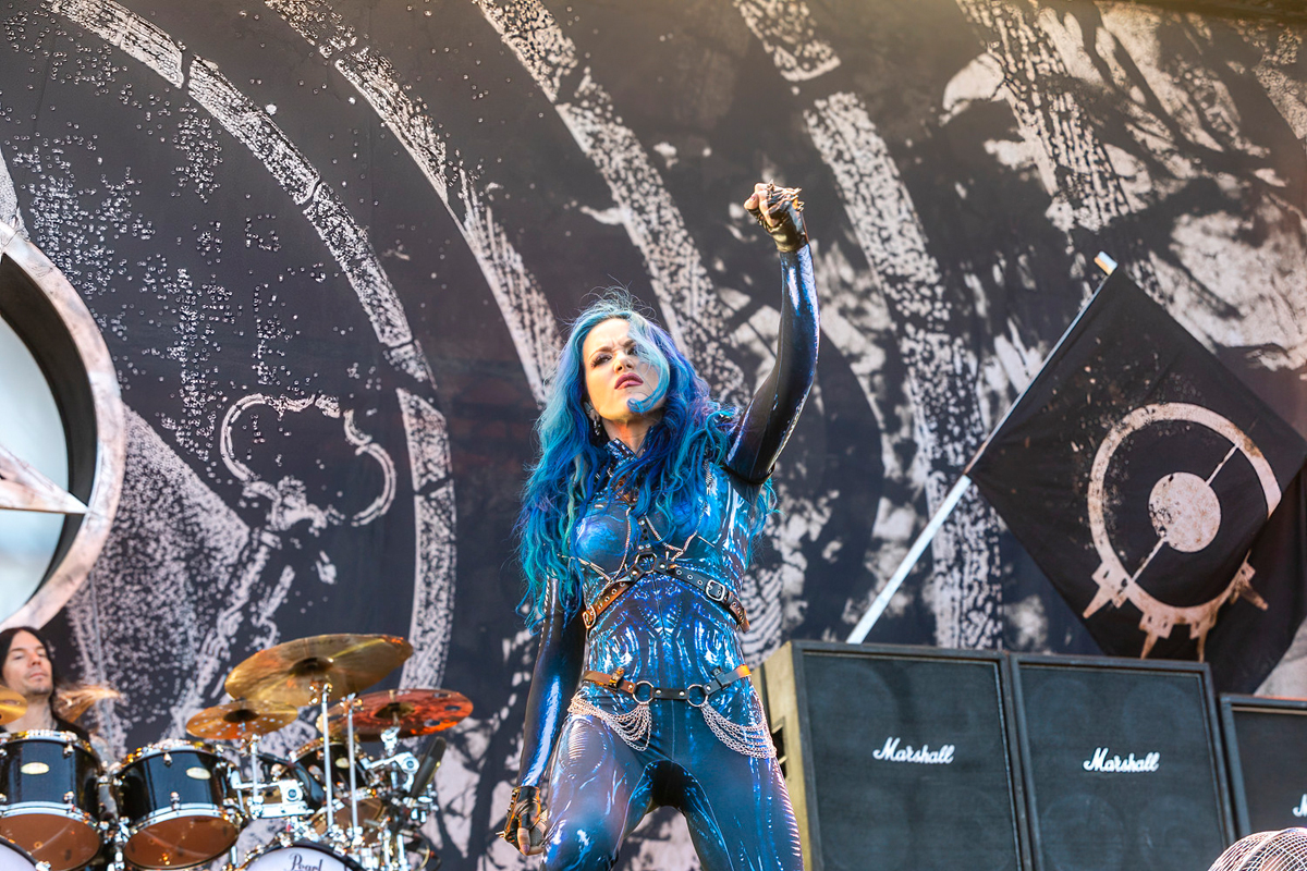 Arch Enemy @ Rock am Ring 2023, foto 21, foto's door Edwin Houdevelt - FrontView Magazine