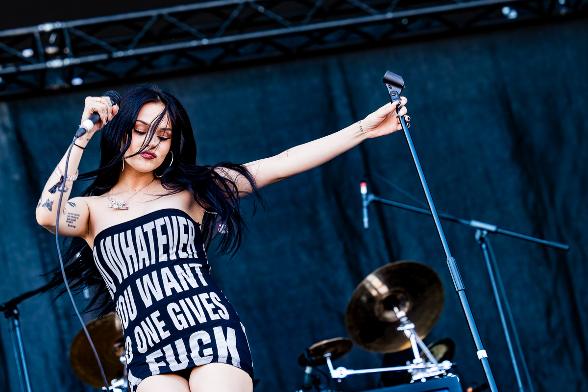 Maggie Lindemann @ Rock am Ring 2023, foto 1, foto's door Dorien Goetschalckx - FrontView Magazine