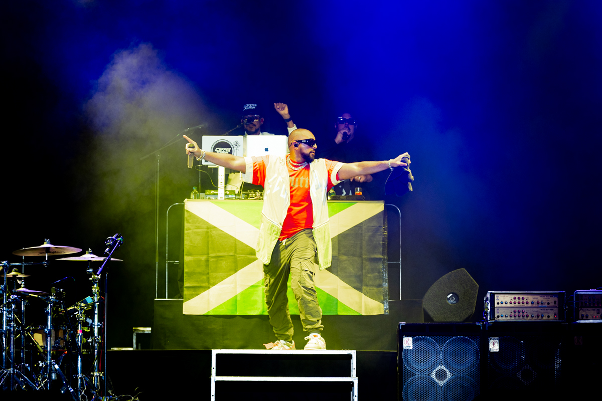 Sean Paul @ Suikerrock, picture 1, photographed by Sven Vandervoort - FrontView Magazine