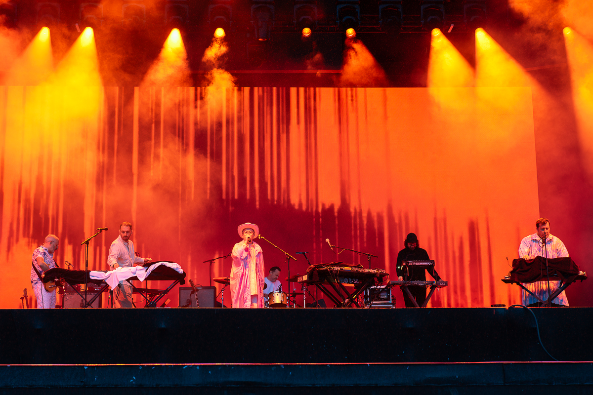 Hot Chip @ Lokerse Feesten 2023, picture 2, photographed by David Johnson - FrontView Magazine