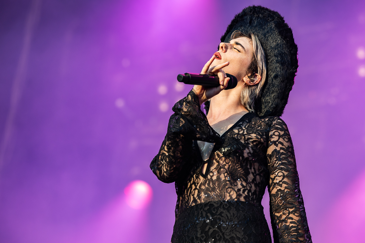 Sylvie Kreusch @ Lokerse Feesten 2023, picture 20, photographed by Marc Verdonck - FrontView Magazine