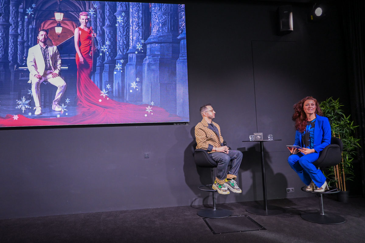 Persvoorstelling Daniel Verstappen World Tour & videoclip 'Ice on Fire' @ Havenhuis Antwerpen, picture 2, photographed by Peter Minnebo - FrontView Magazine
