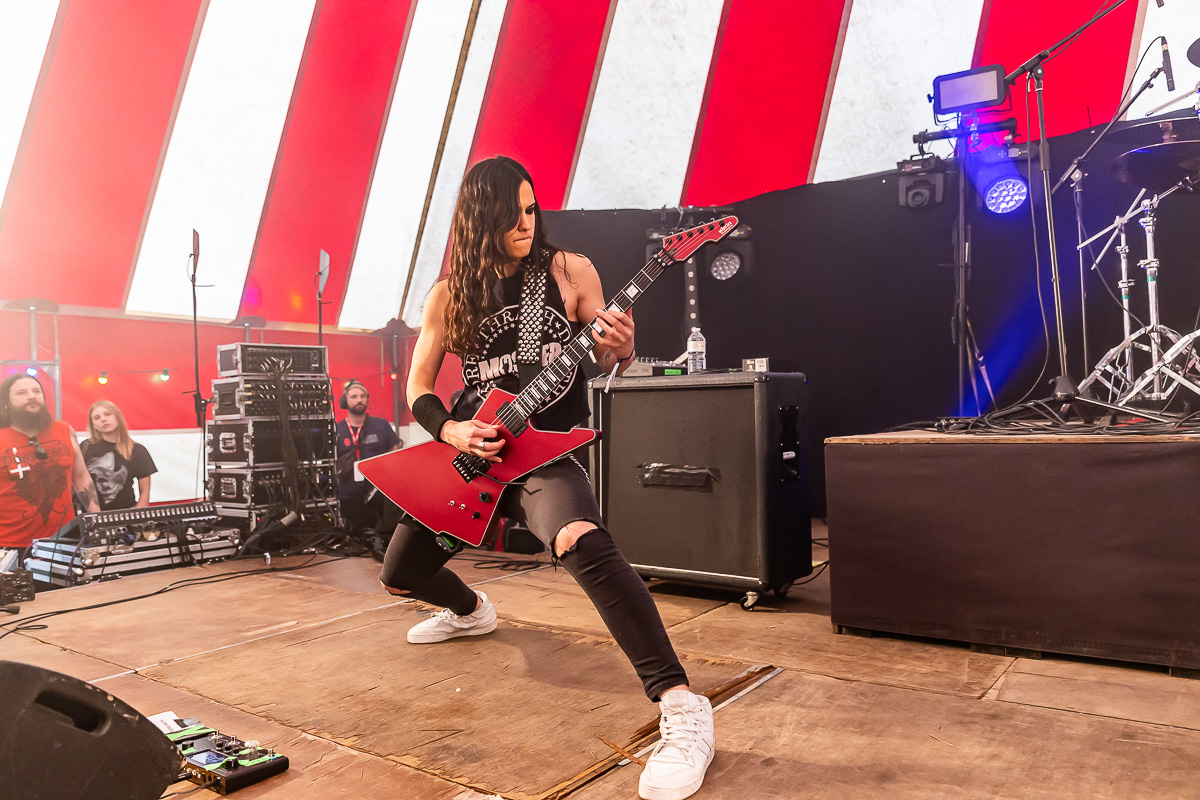 Nervosa @ Antwerp Metal Fest 2024, picture 1, photographed by Marc Verdonck - FrontView Magazine