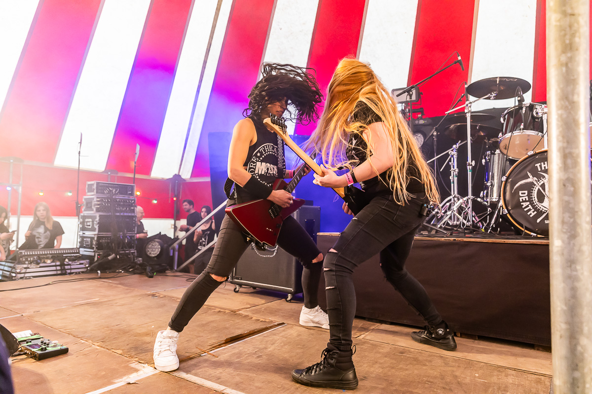 Nervosa @ Antwerp Metal Fest 2024, picture 4, photographed by Marc Verdonck - FrontView Magazine