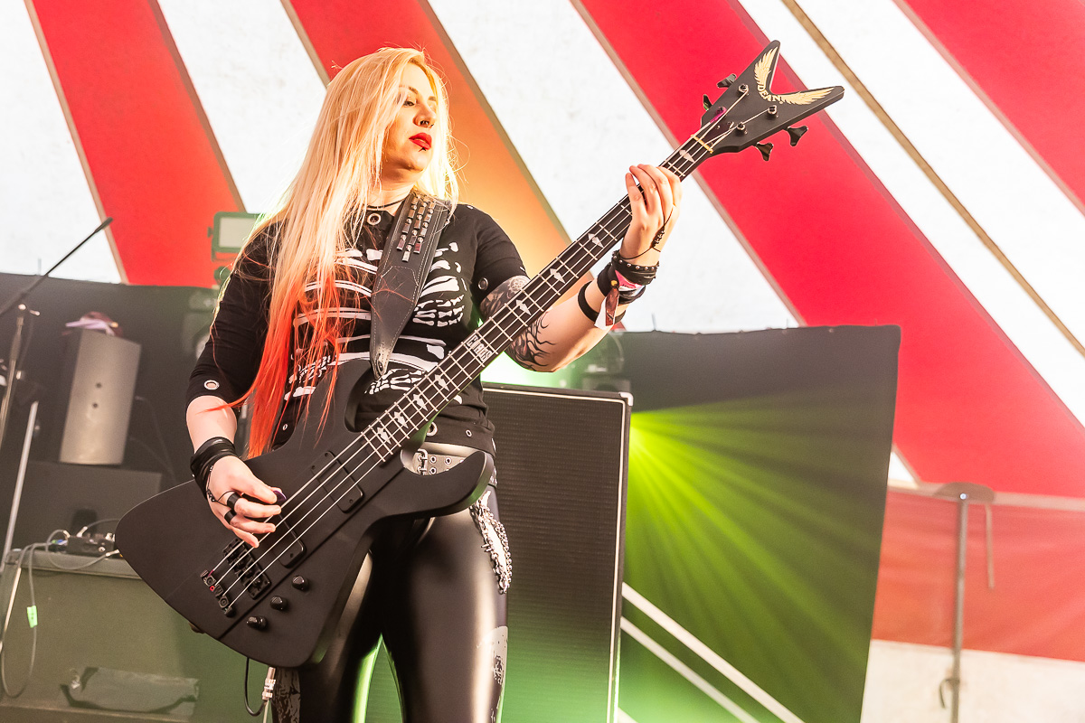 Nervosa @ Antwerp Metal Fest 2024, picture 7, photographed by Marc Verdonck - FrontView Magazine