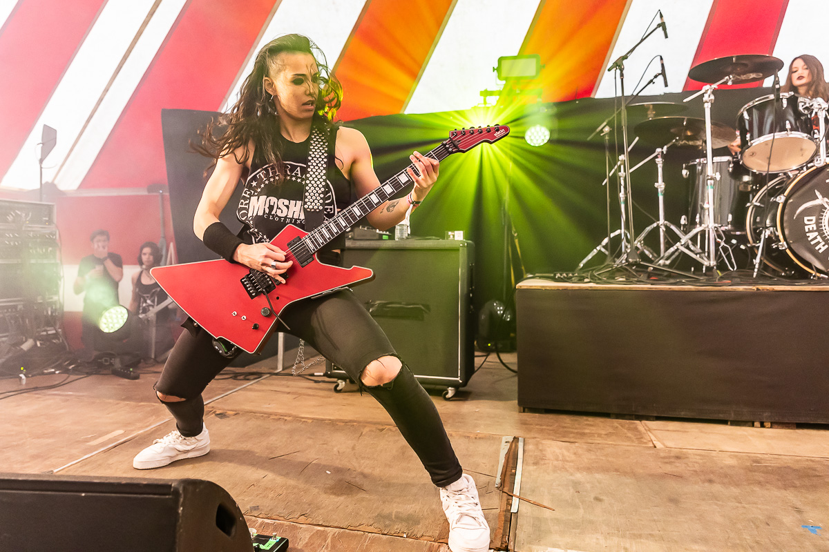 Nervosa @ Antwerp Metal Fest 2024, picture 8, photographed by Marc Verdonck - FrontView Magazine