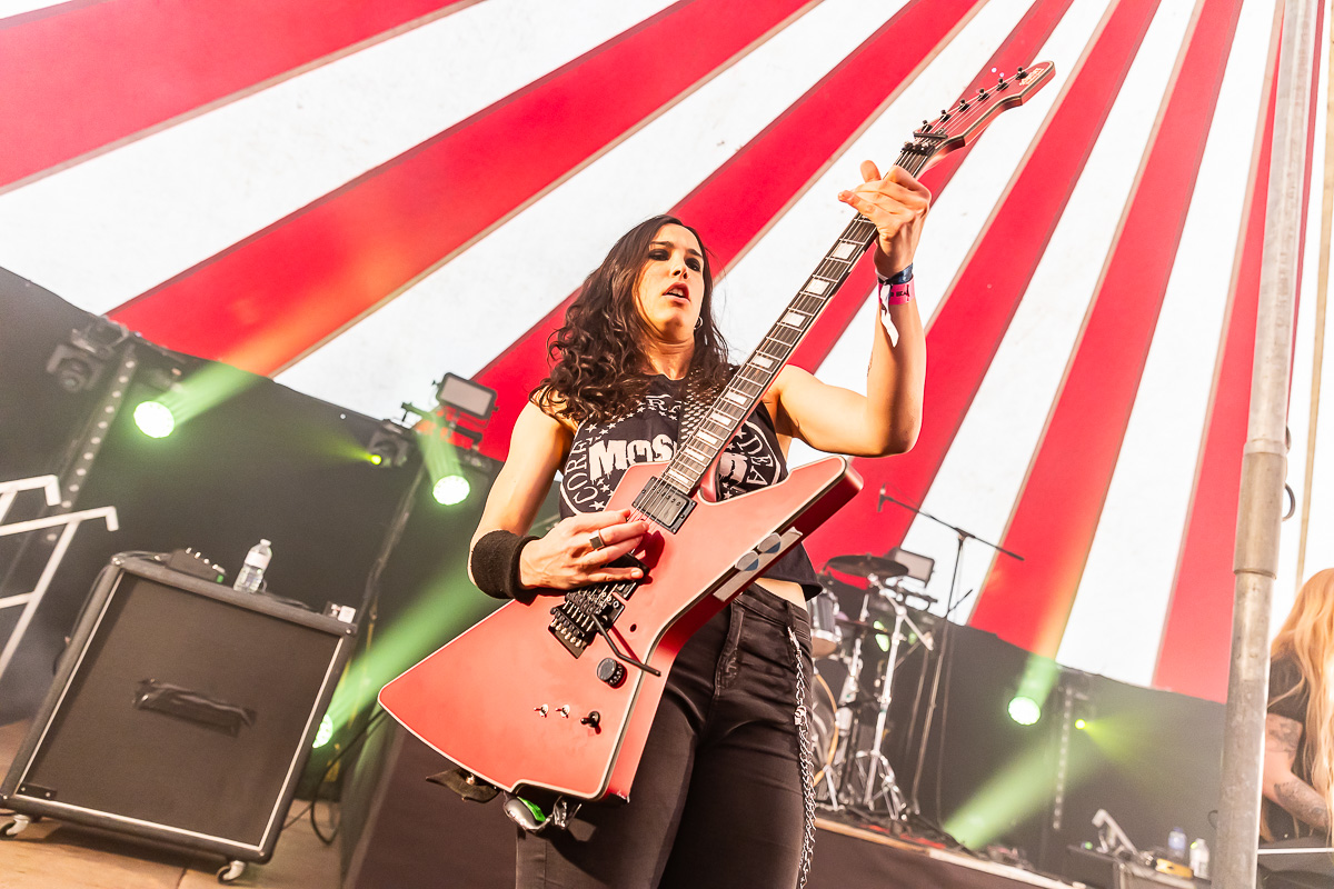 Nervosa @ Antwerp Metal Fest 2024, picture 9, photographed by Marc Verdonck - FrontView Magazine