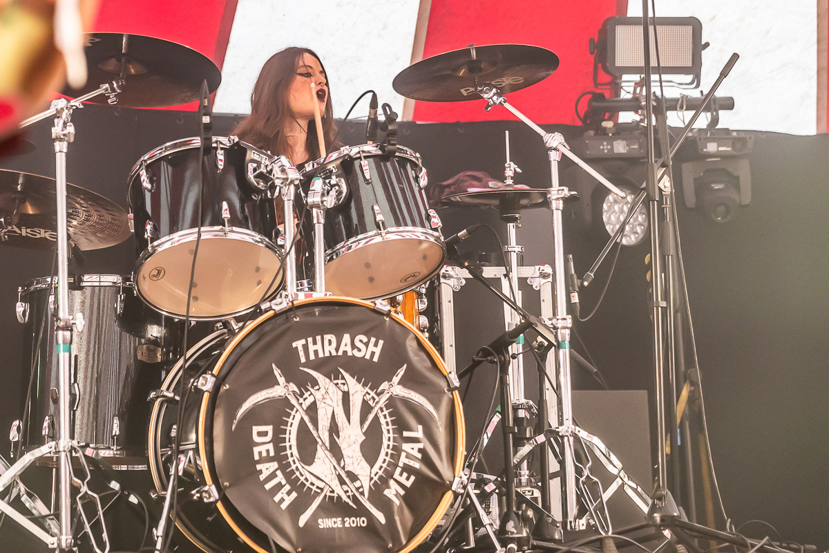 Nervosa @ Antwerp Metal Fest 2024, picture 10, photographed by Marc Verdonck - FrontView Magazine
