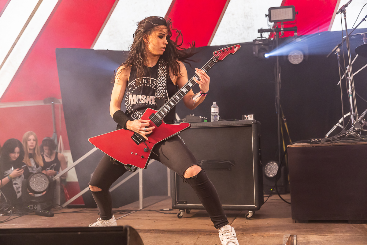 Nervosa @ Antwerp Metal Fest 2024, picture 14, photographed by Marc Verdonck - FrontView Magazine