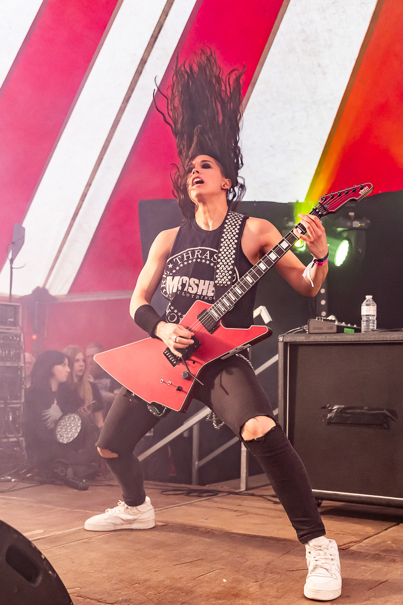Nervosa @ Antwerp Metal Fest 2024, picture 17, photographed by Marc Verdonck - FrontView Magazine