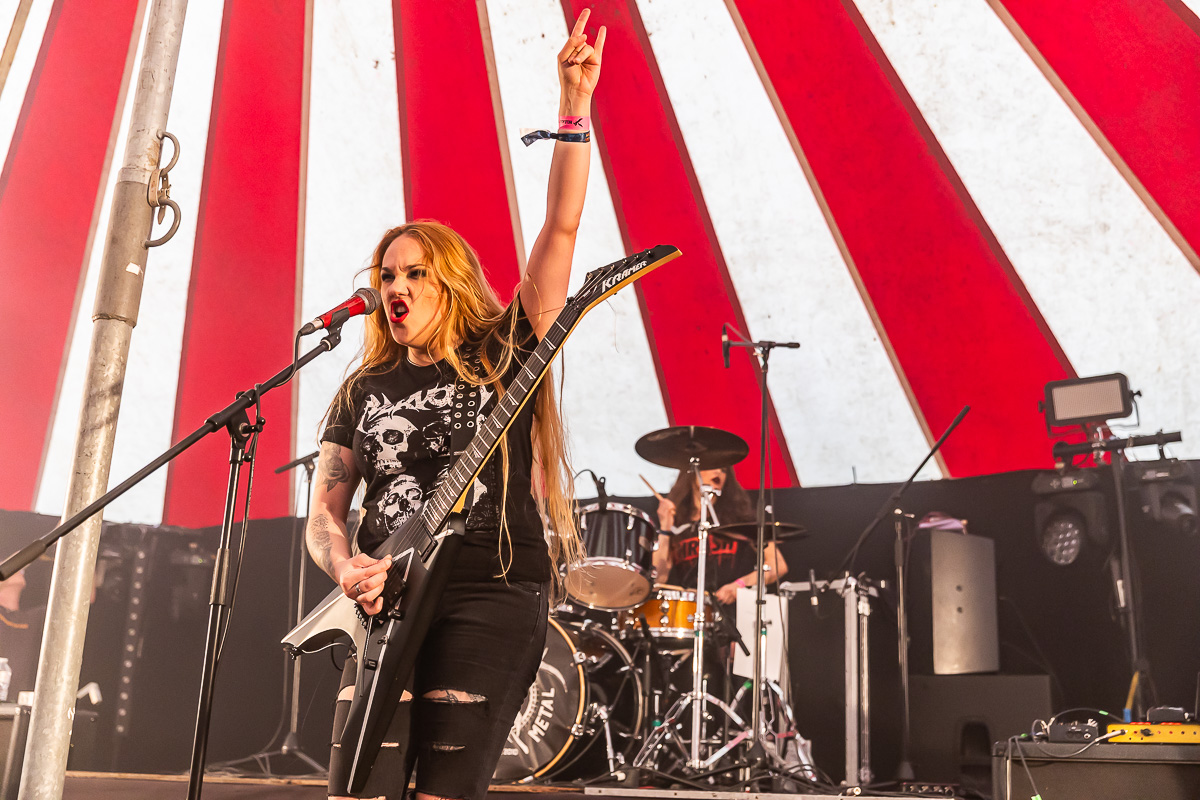 Nervosa @ Antwerp Metal Fest 2024, picture 19, photographed by Marc Verdonck - FrontView Magazine