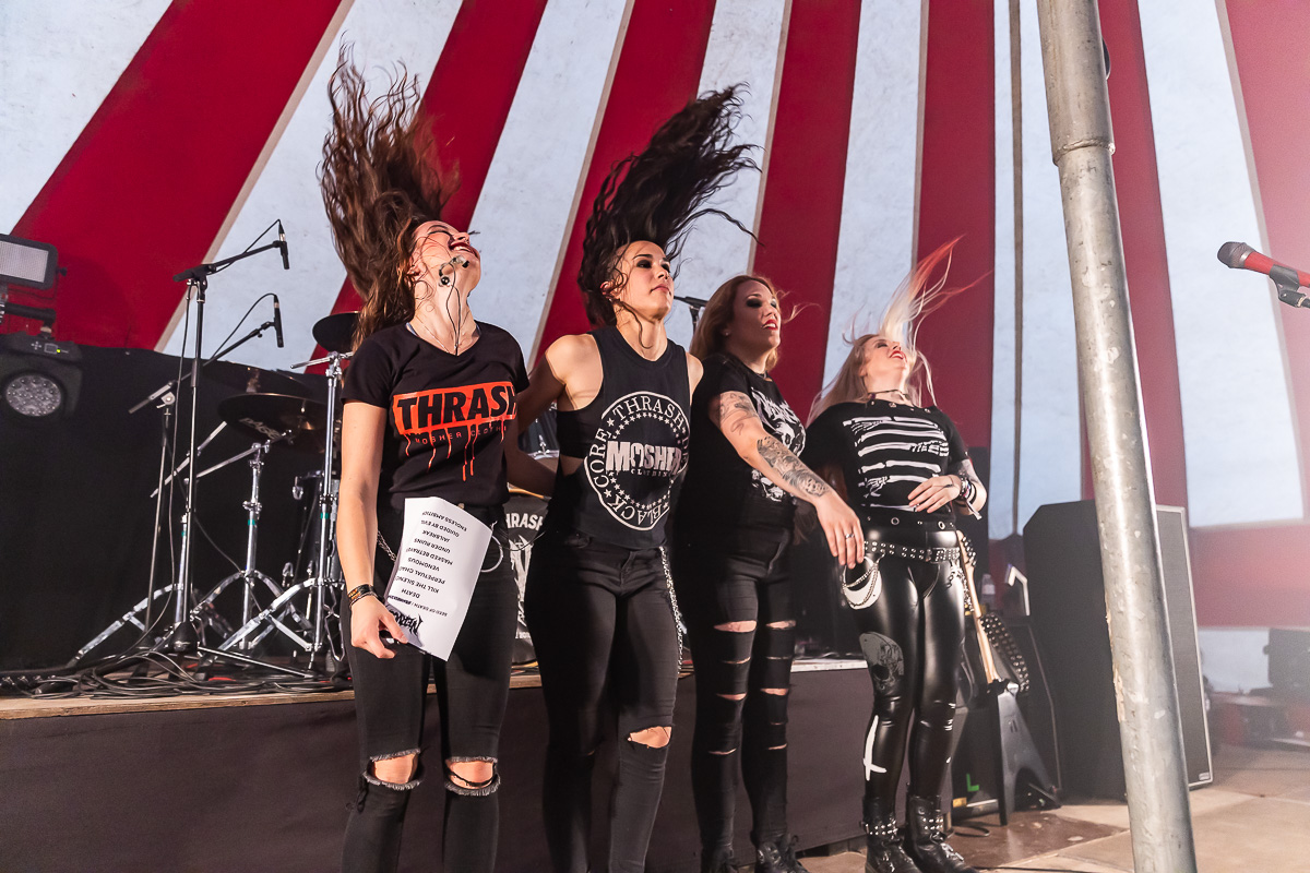 Nervosa @ Antwerp Metal Fest 2024, picture 25, photographed by Marc Verdonck - FrontView Magazine