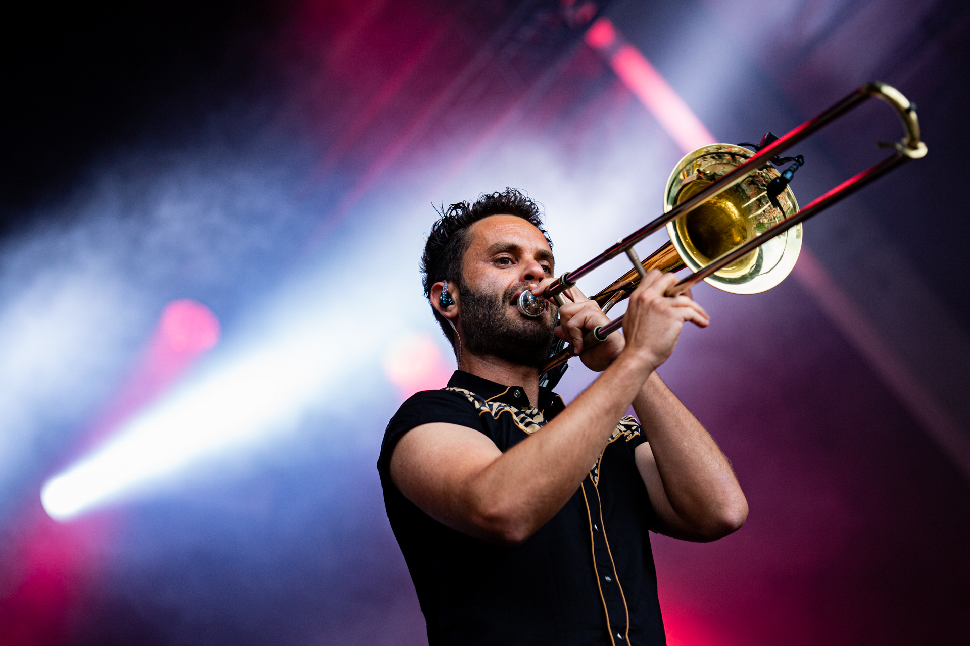 La Pegatina @ Genk on stage, picture 5, photographed by Leen Verlinden - FrontView Magazine