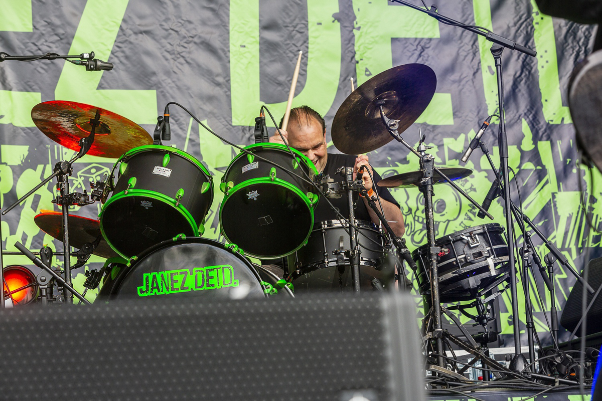 Janez Detd & Friends @ BoerenRock, foto 2, foto's door Edwin Houdevelt - FrontView Magazine