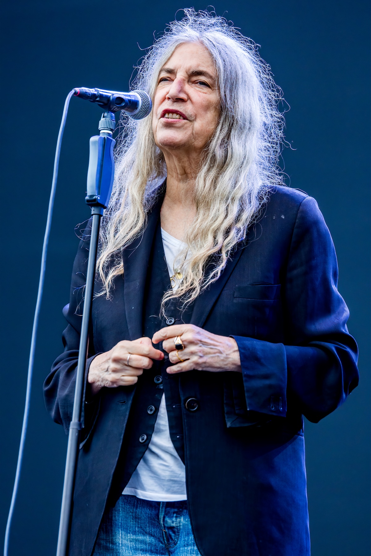 Patti Smith @ Bospop, foto 10, foto's door Dorien Goetschalckx - FrontView Magazine