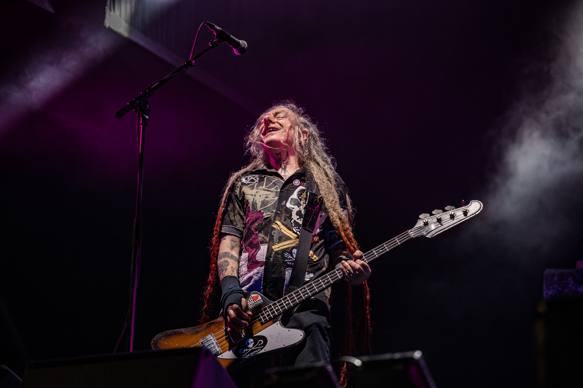 The Levellers @ Beleuvenissen, foto 8, foto's door Jürgen Bruynooghe - FrontView Magazine