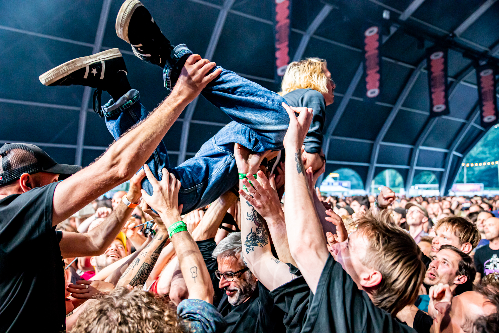 Raketkanon @ Rock Herk, picture 2, photographed by Leen Verlinden - FrontView Magazine