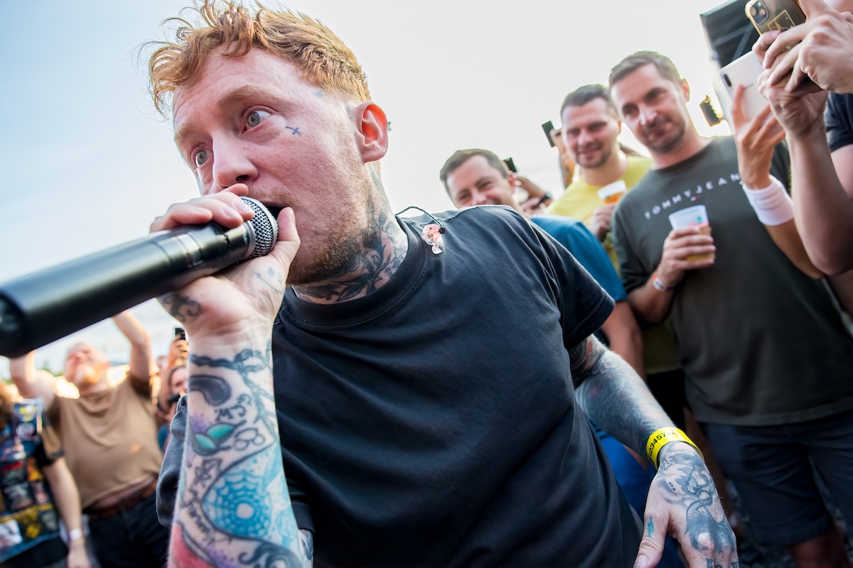 Frank Carter & The Rattlesnakes @ Lokerse Feesten, foto 1, foto's door Dorien Goetschalckx - FrontView Magazine