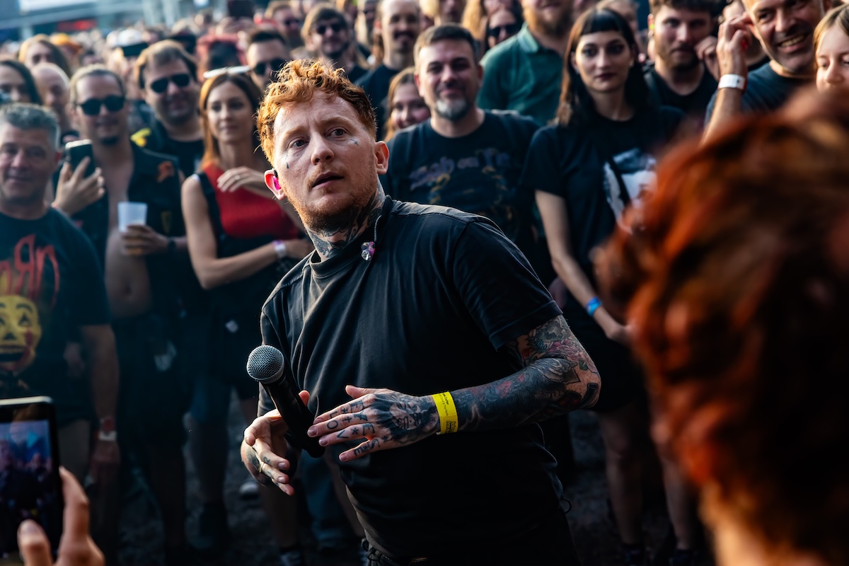 Frank Carter & The Rattlesnakes @ Lokerse Feesten, foto 4, foto's door Dorien Goetschalckx - FrontView Magazine