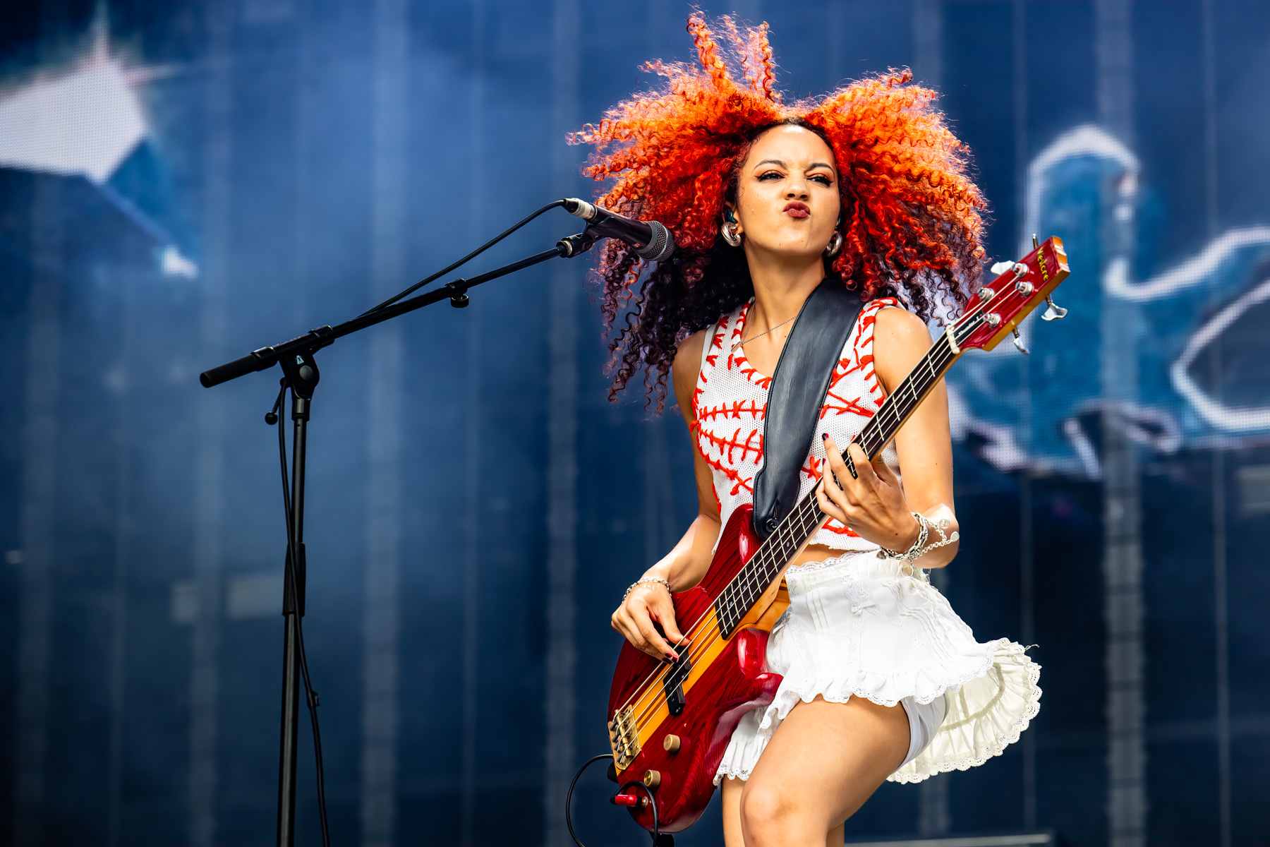 Nova Twins @ Lokerse Feesten, picture 1, photographed by Dorien Goetschalckx - FrontView Magazine