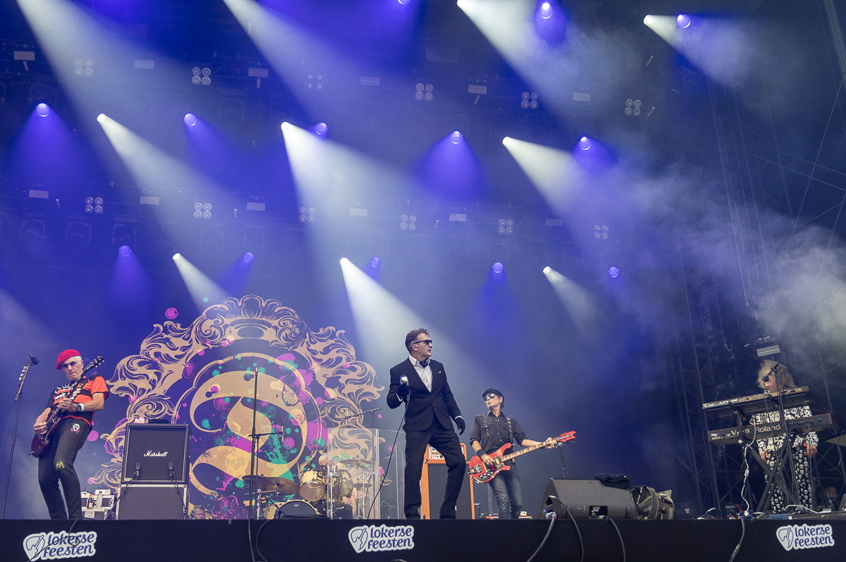 The Damned @ Lokerse Feesten, picture 1, photographed by Luc Klinckaert - FrontView Magazine