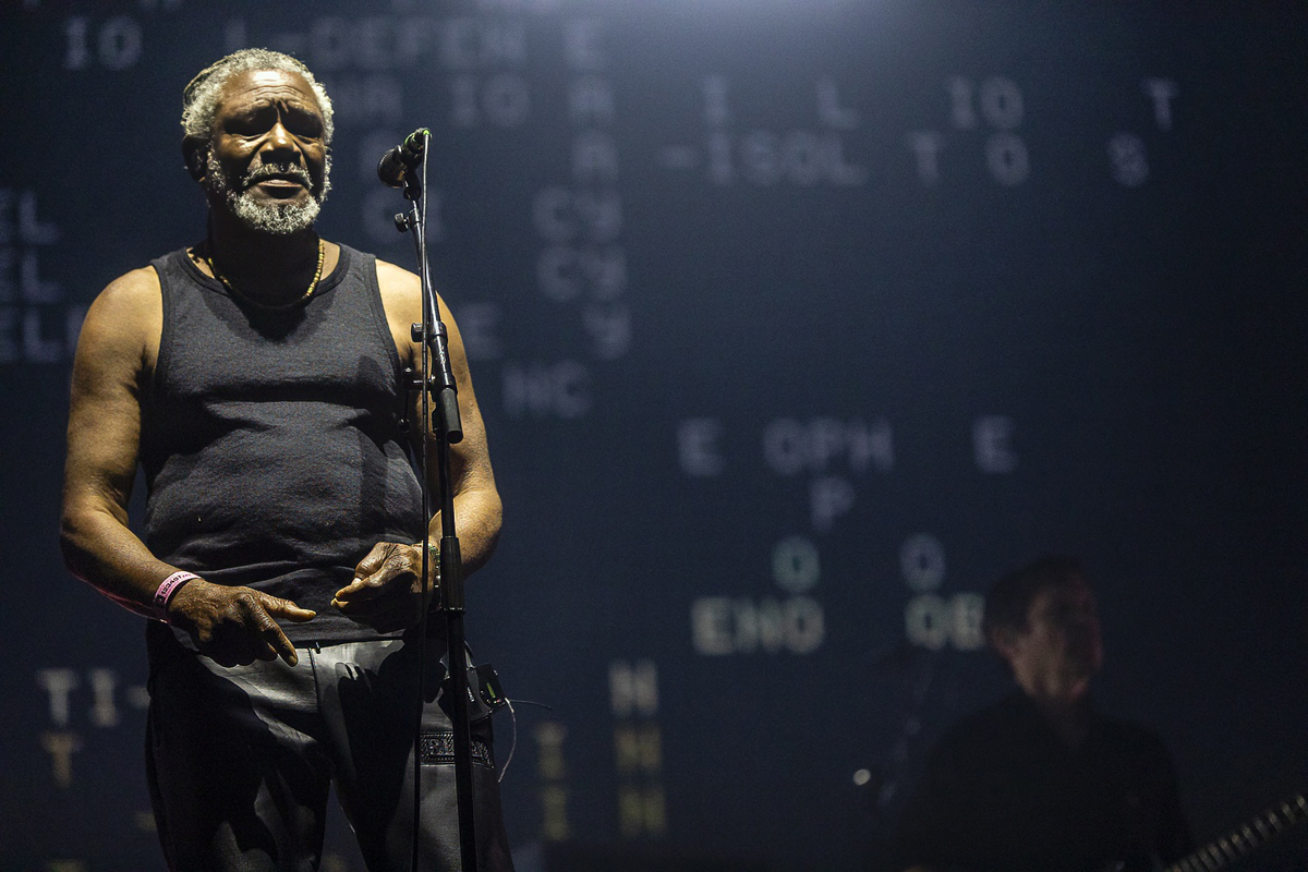 Massive Attack @ Lokerse Feesten, picture 35, photographed by Edwin Houdevelt - FrontView Magazine