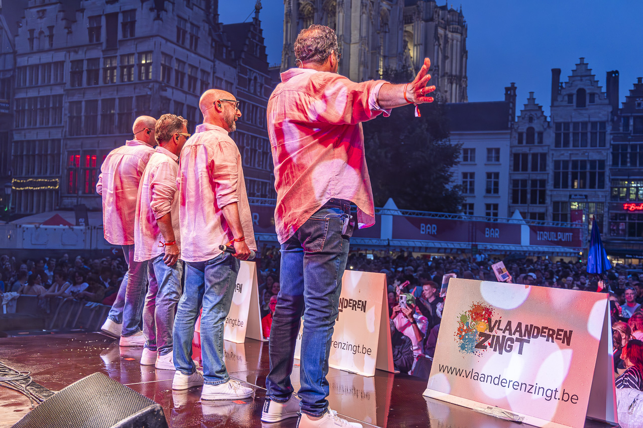 4TACT @ Vlaanderen Zingt - Bollekesfeesten Antwerpen, picture 4, photographed by Youri Vanlommel - FrontView Magazine