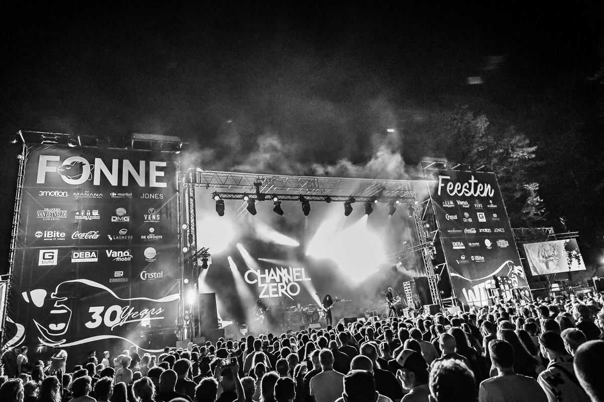 Channel Zero @ Fonnefeesten 2024, foto 13, foto's door Danny Wagemans - FrontView Magazine