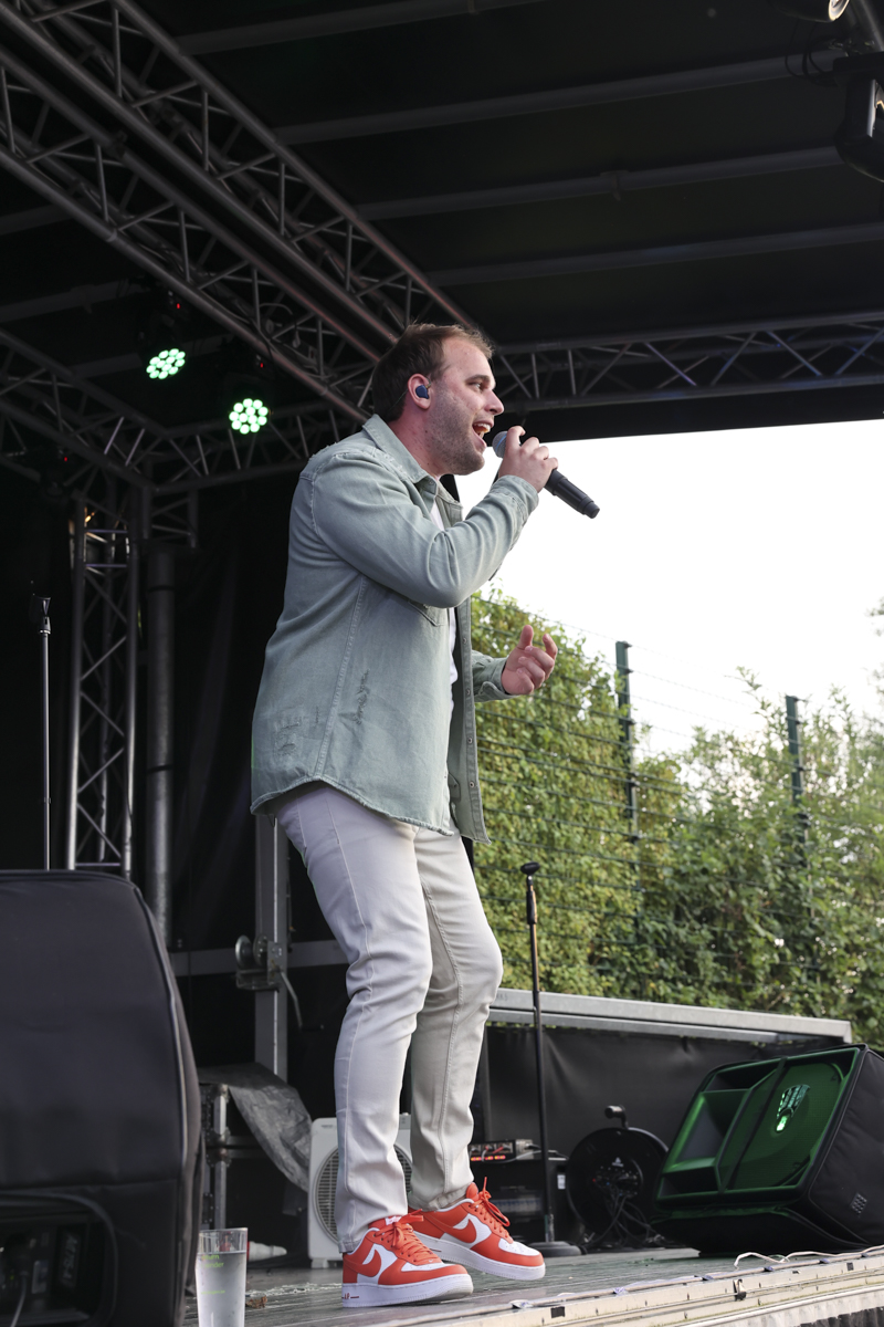 Nathan De Clerck @ vestenfestival Melsele, foto 1, foto's door Peter Casie - FrontView Magazine