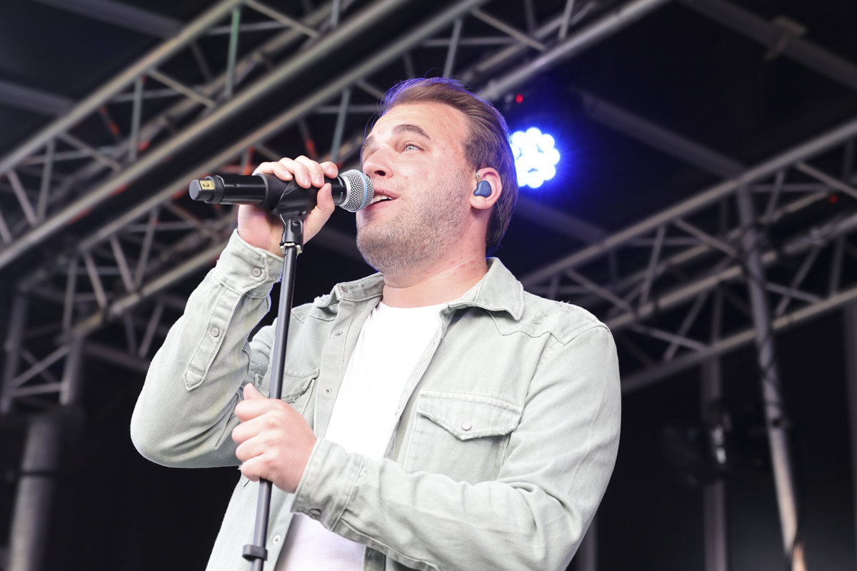 Nathan De Clerck @ vestenfestival Melsele, foto 4, foto's door Peter Casie - FrontView Magazine
