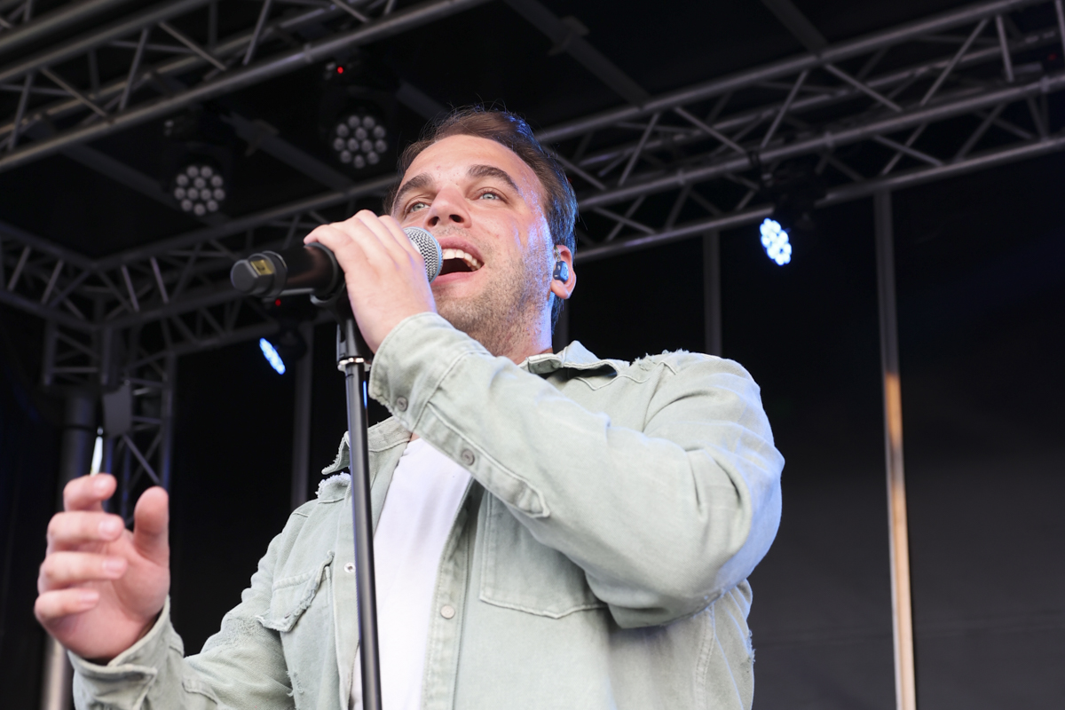 Nathan De Clerck @ vestenfestival Melsele, foto 9, foto's door Peter Casie - FrontView Magazine