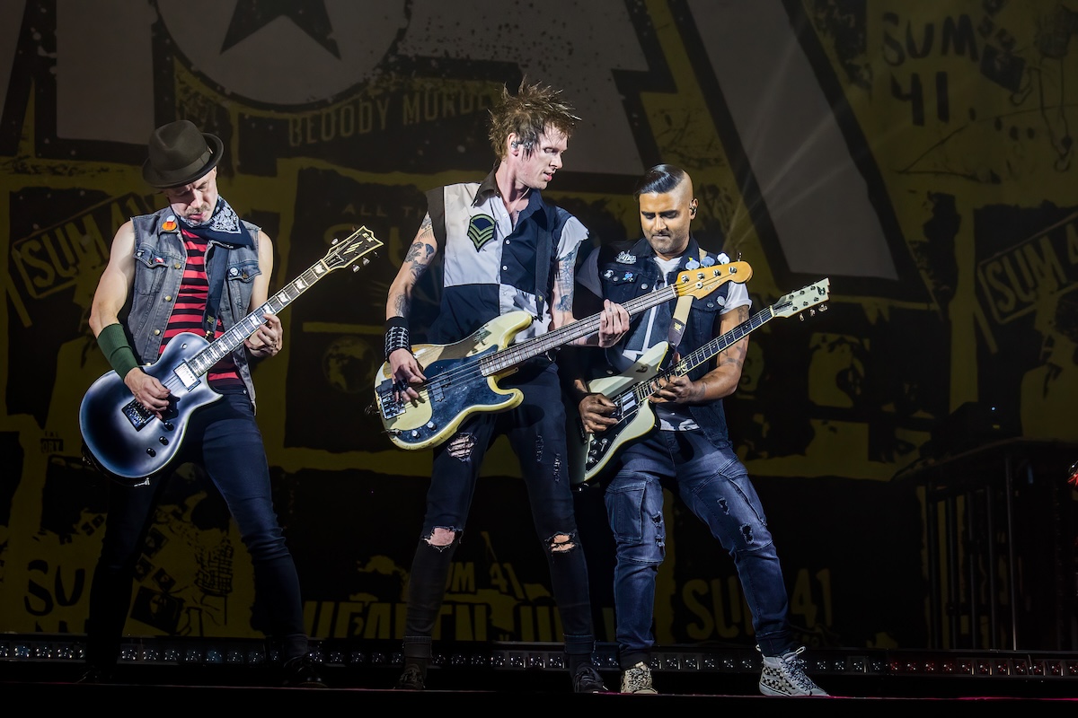 SUM 41 @ ING Arena, picture 2, photographed by Dorien Goetschalckx - FrontView Magazine