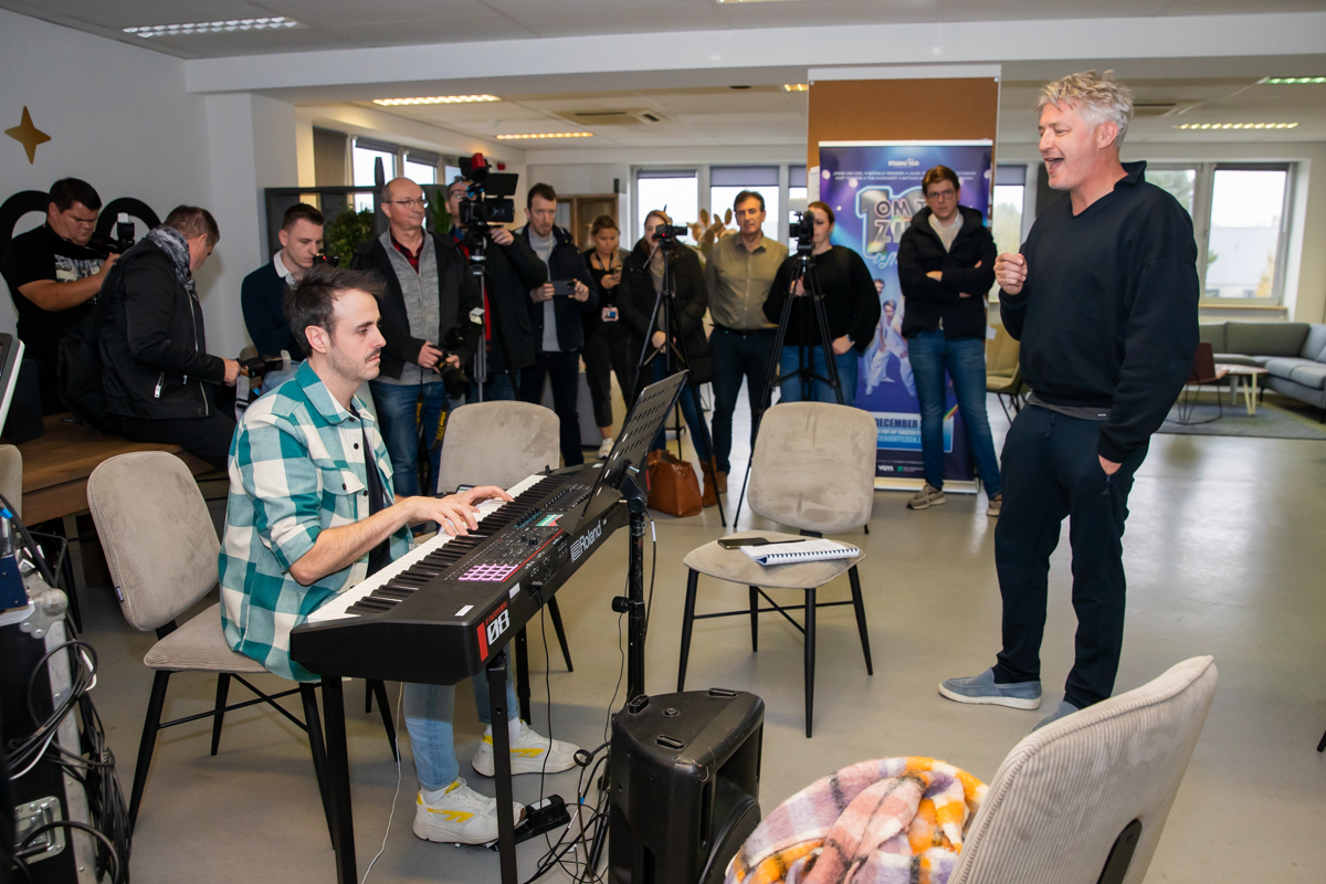 Repetitie Musical Tien om te zien @ Studio100 Pop-up Theater, foto 30, foto's door Goele Bormans - FrontView Magazine