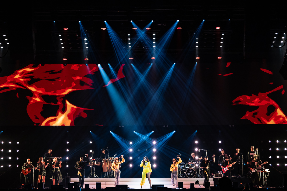 Belle Perez 25 jaar artiestenjubileum @ Lotto Arena, picture 1, photographed by Marc Verdonck - FrontView Magazine