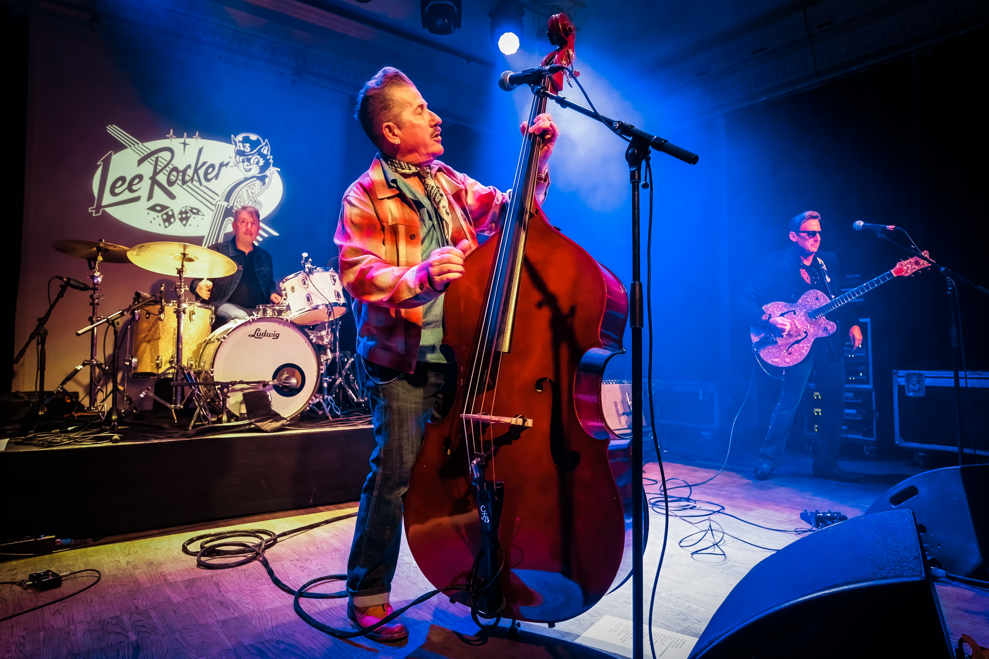 Lee Rocker (The Stray Cats), picture 1, photographed by Paul Jongeneelen - FrontView Magazine