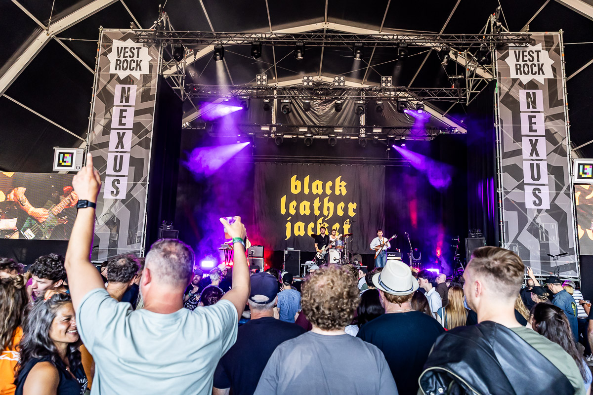 Black Leather Jacket @ Vestrock 2025, picture 18, photographed by Marc Verdonck - FrontView Magazine
