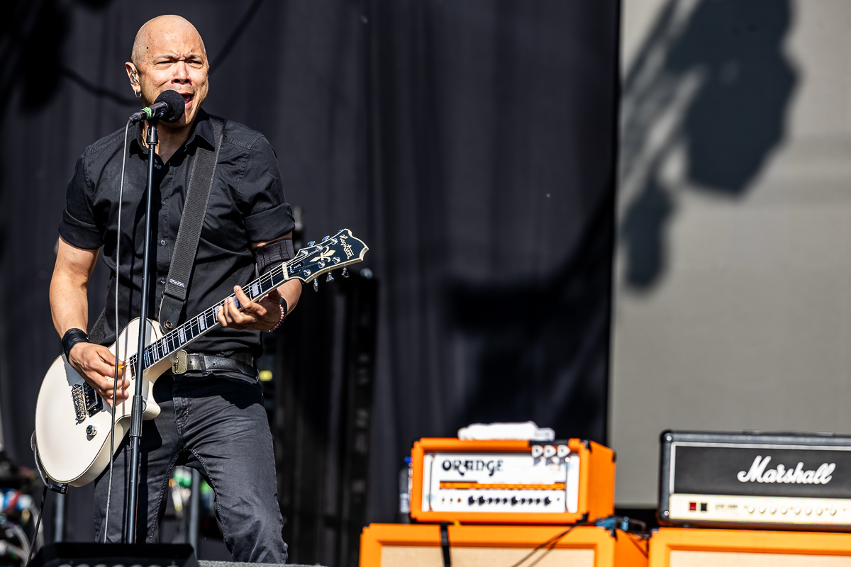 Danko Jones @ Vestrock 2025, picture 1, photographed by Marc Verdonck - FrontView Magazine