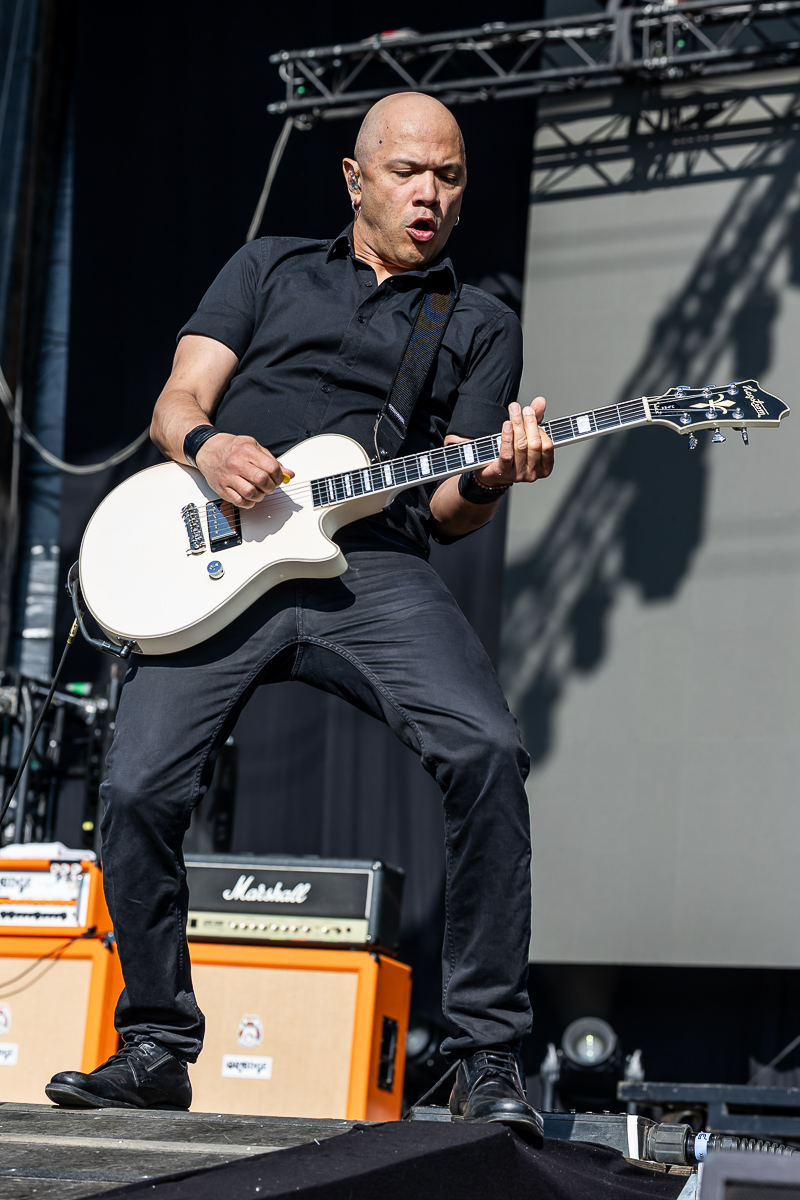 Danko Jones @ Vestrock 2025, picture 9, photographed by Marc Verdonck - FrontView Magazine