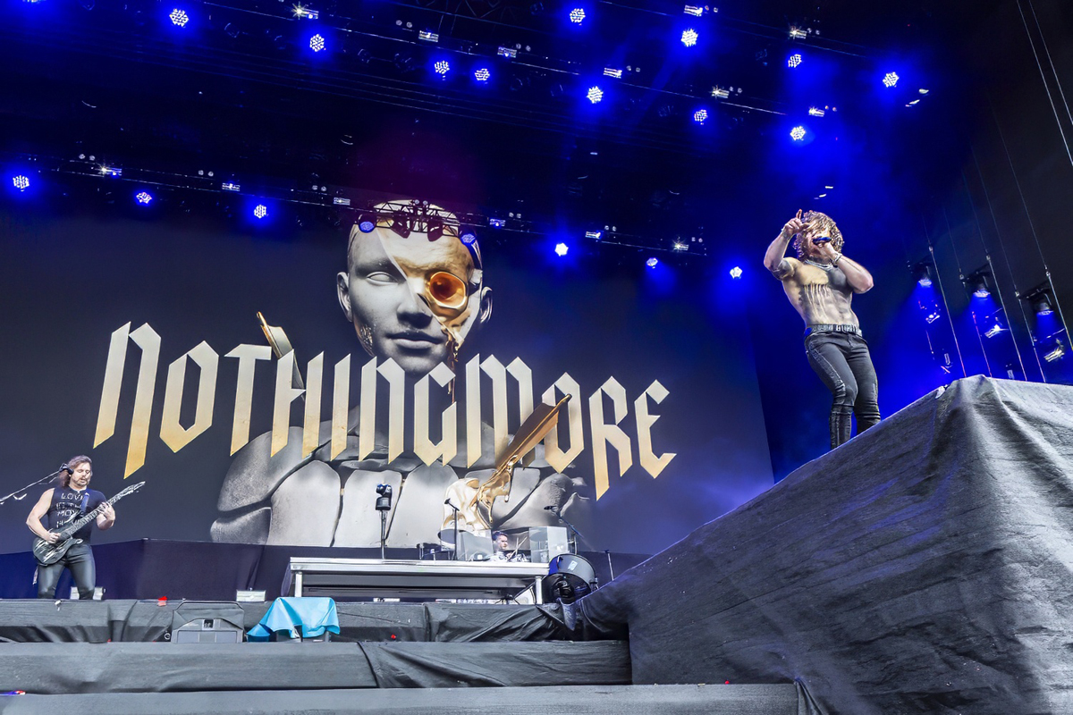Nothing More @ Rock Am Ring 2025, foto 3, foto's door Edwin Houdevelt - FrontView Magazine